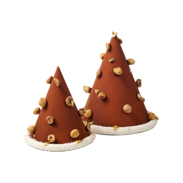 Alberello di cioccolato e nocciole