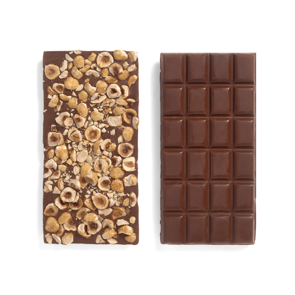 Tavoletta di Cioccolato al Latte e Nocciole Tostate 100g