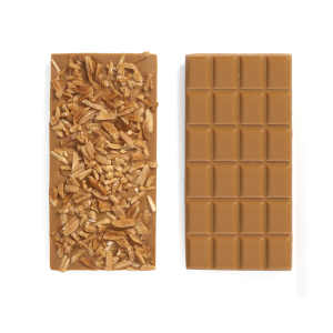 Tavoletta di Cioccolato Blond e Mandorle Tostate 100g