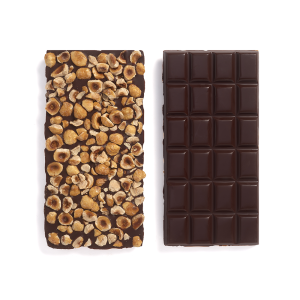Tavoletta di Cioccolato Fondente e Nocciole Tostate 100g