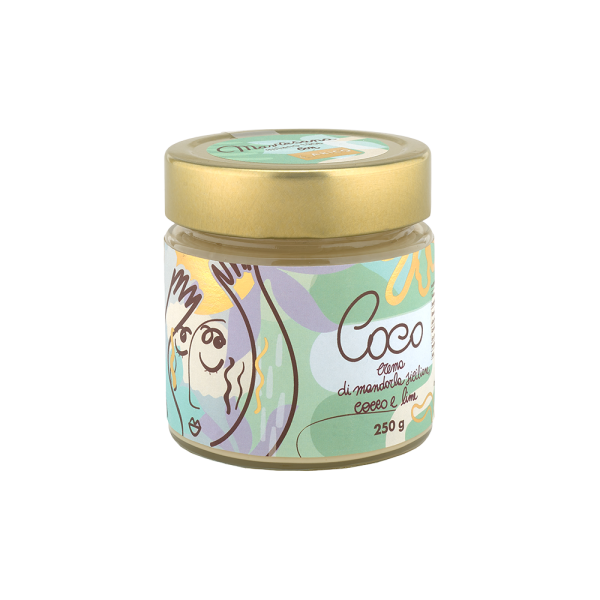 Coco - crema di mandorle Siciliane, cocco e lime