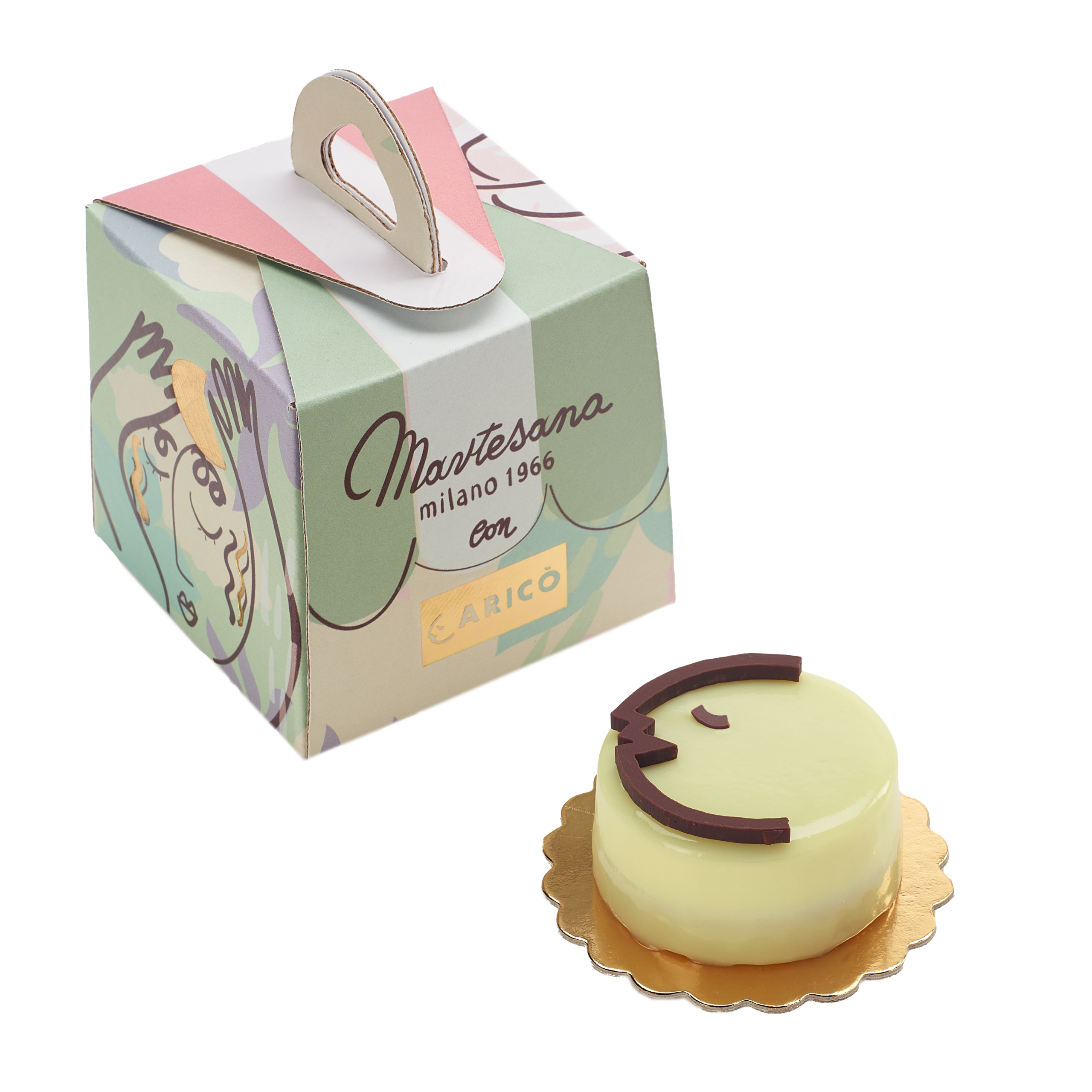 Monoporzione Coco (cocco, mandorle, lime) - Aricò