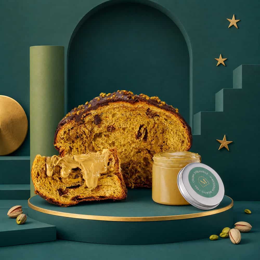 Panettone al Pistacchio e Cioccolato 1kg - immagine 2