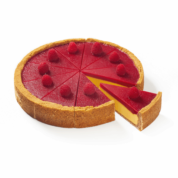 Torta Cheesecake al Forno ai Lamponi - 10 porzioni - immagine 3