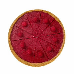 Torta Cheesecake al Forno ai Lamponi - 10 porzioni