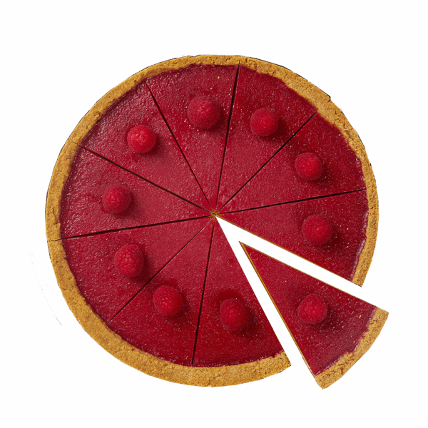 Torta Cheesecake al Forno ai Lamponi - 10 porzioni - immagine 2