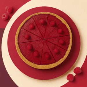 Torta Cheesecake al Forno ai Lamponi - 10 maxi slices