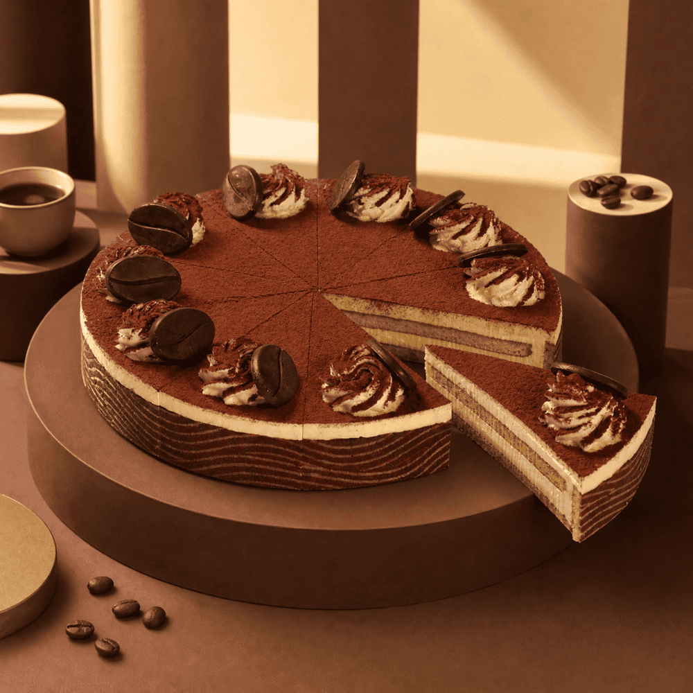 Torta Tiramisù - 10 maxi slices - immagine 2